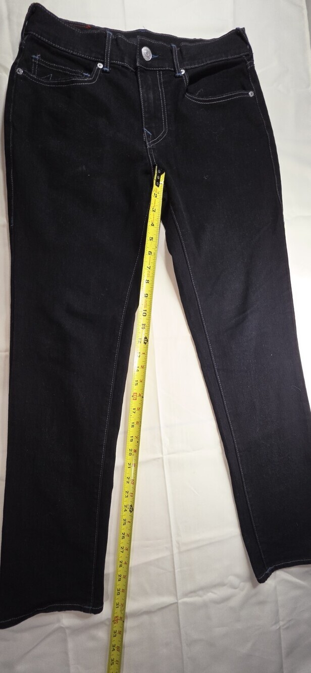 True Religion Men's Geno Relaxed Slim Fit Jeans Size 30 In Black  NWOT Sku 194